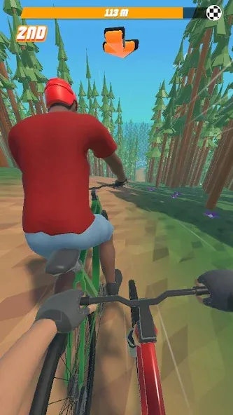 Bike Hill 3D (Байк Хилл 3Д) МОД/Взлом [Много денег, Монет и Все открыто] Screenshot 1