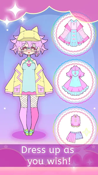 Moon's Closet dress up game МОД/Взлом [Много денег, Монет и Все открыто] Screenshot 2