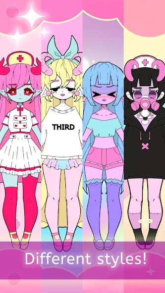 Moon's Closet dress up game МОД/Взлом [Много денег, Монет и Все открыто] Screenshot 4