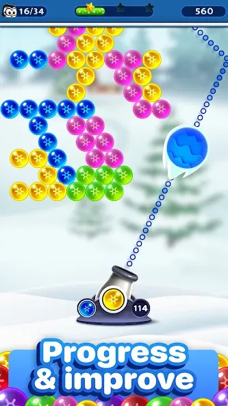 Bubble Pop Games: Shooter Cash МОД/Взлом [Много денег, Монет и Все открыто] Screenshot 2