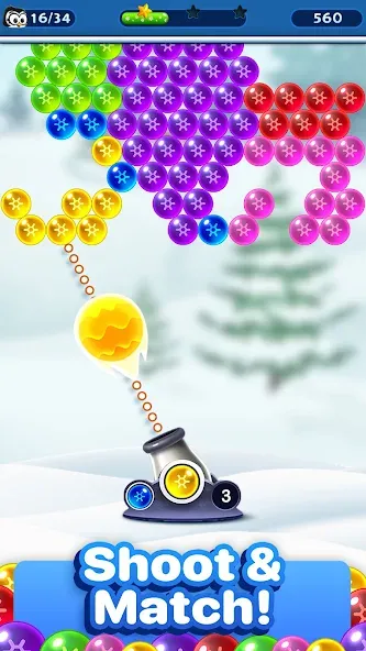 Bubble Pop Games: Shooter Cash МОД/Взлом [Много денег, Монет и Все открыто] Screenshot 3