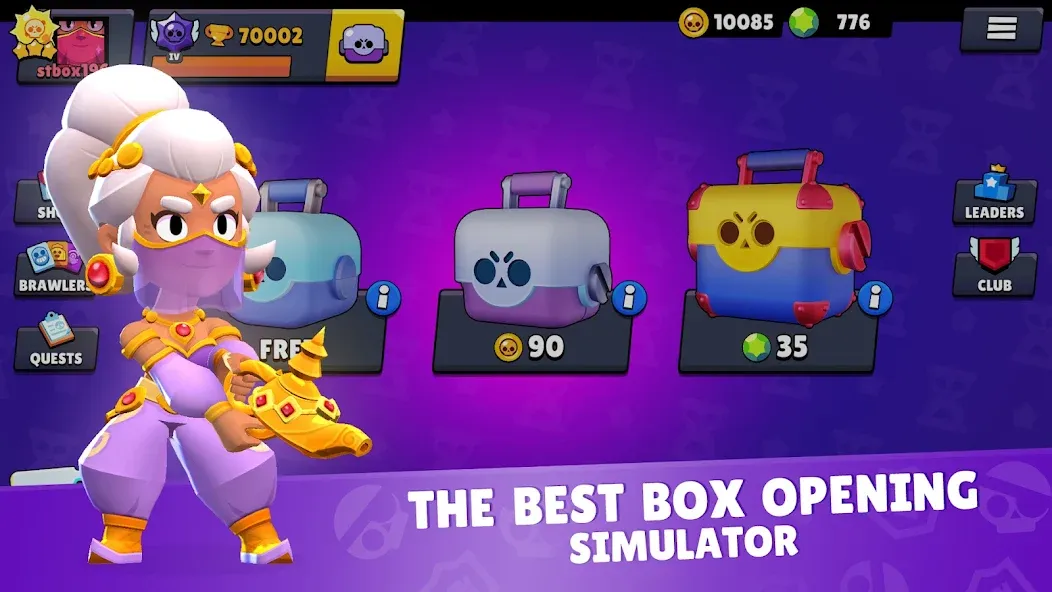Star Box Simulator for BS МОД/Взлом [Много денег, Монет и Все открыто] Screenshot 1
