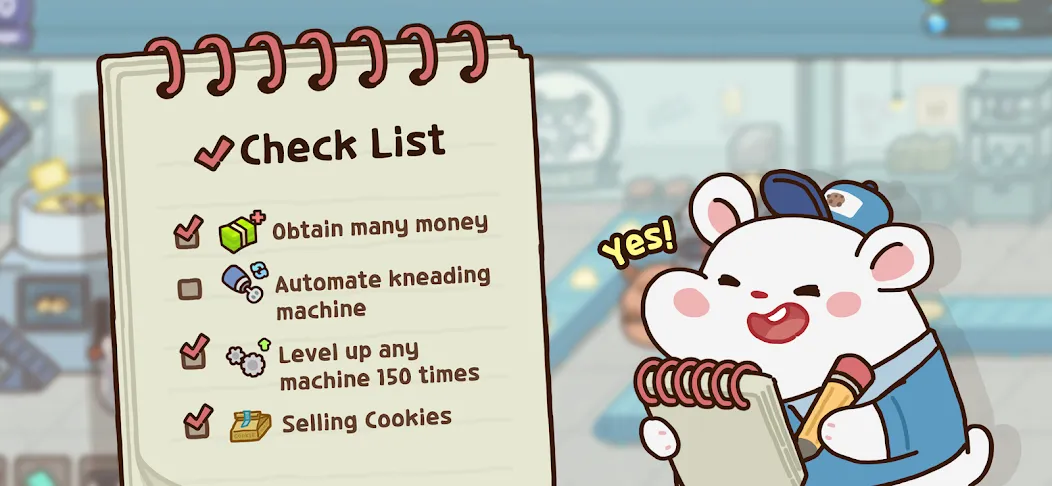 Hamster Cookie Factory МОД/Взлом [Все открыто, Дополнительные деньги и Меню MOD] Screenshot 3