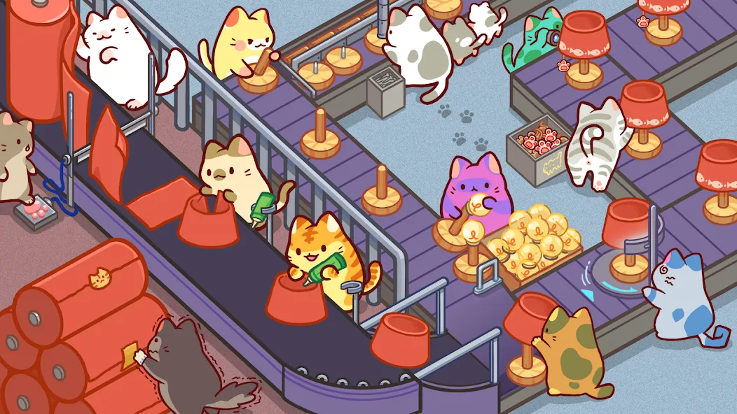 Kitty Cat Tycoon (Китти Кэт Тайкун) МОД/Взлом [Много монет, Открытые уровни и Мега MOD] Screenshot 2