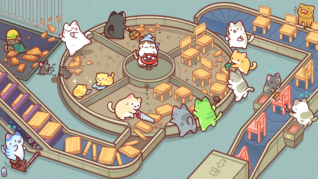Kitty Cat Tycoon (Китти Кэт Тайкун) МОД/Взлом [Много монет, Открытые уровни и Мега MOD] Screenshot 3