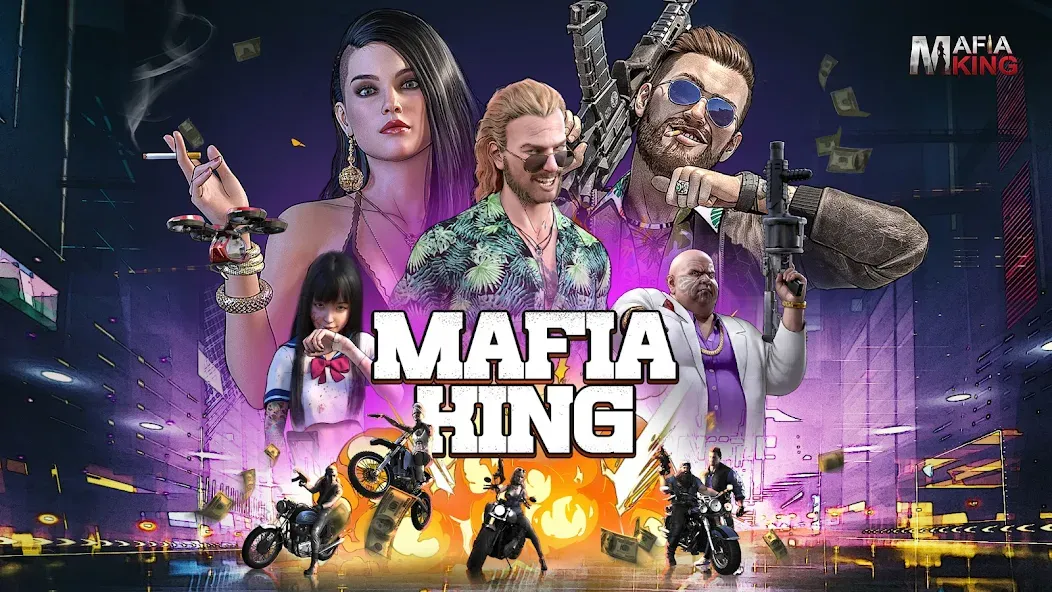 Mafia King (Мафиозный Король) МОД/Взлом [Деньги, Монеты и Меню MOD] Screenshot 1