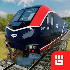 Скачать Train Simulator PRO USA взлом на много денег и всё открыто на Андроид
