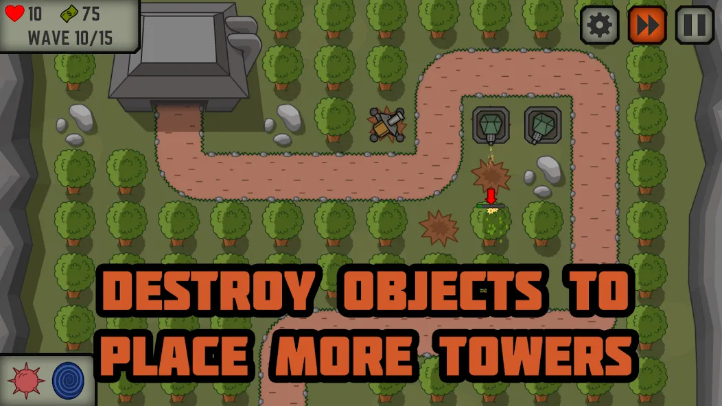 Tactical War: Tower Defense МОД/Взлом [Деньги, Монеты и Меню MOD] Screenshot 4