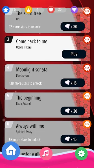 Piano Noir Ladybug Tiles 2 (Пианино Нуар Картинки С кожанкой Жук 2) МОД/Взлом [Меню, Бесконечные монеты и Открытые уровни] Screenshot 1