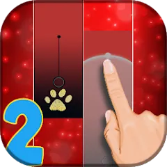 Скачать Piano Noir Ladybug Tiles 2 Взлом (Все песни разблокированы) на телефон Андроид