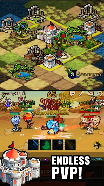 Infinity Heroes : Idle RPG (Инфинити Герои) МОД/Взлом [Много денег, Монет и Все открыто] Screenshot 4
