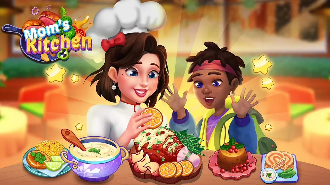 Mom's Kitchen : Cooking Games МОД/Взлом [Много денег, Монет и Все открыто] Screenshot 1