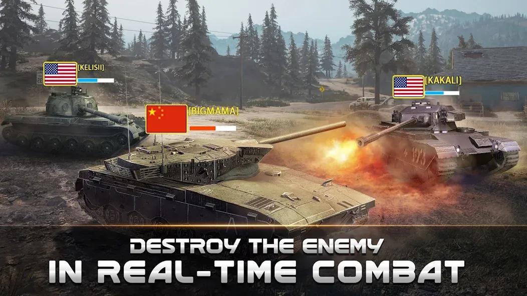 Furious Tank: War of Worlds (Фьюриус Танк) МОД/Взлом [Бесконечные деньги, Монеты и Мега MOD] Screenshot 5