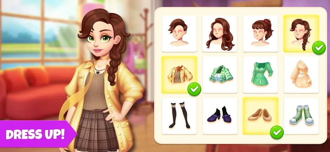 Makeover Blast: Dressup Salon (Мейковер Бласт) МОД/Взлом [Меню, Бесконечные монеты и Открытые уровни] Screenshot 3