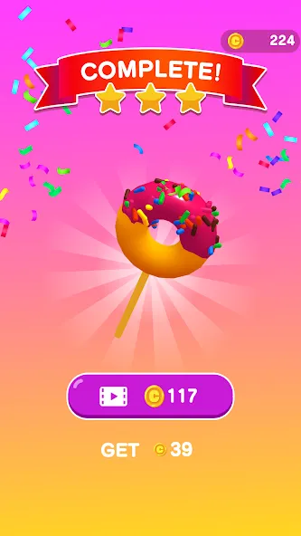 Chocolaterie! МОД/Взлом [Меню, Бесконечные монеты и Открытые уровни] Screenshot 4