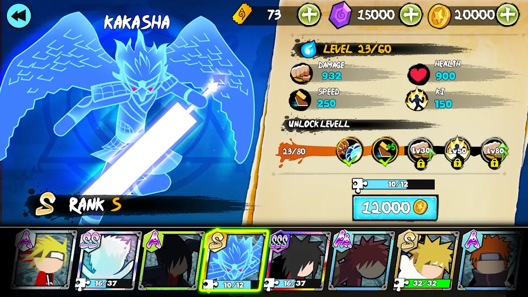 Stick Ninja Fight (Стикман Ниндзя Файт) МОД/Взлом [Бесконечные деньги, Монеты и Мега MOD] Screenshot 4