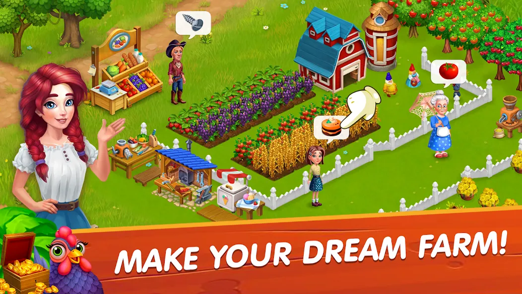 Farm Bay (ФармБей) МОД/Взлом [Меню, Бесконечные монеты и Открытые уровни] Screenshot 3