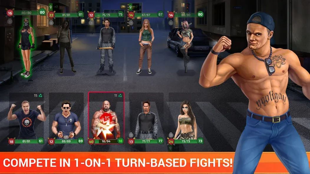 Gang Wars (Фанварс) МОД/Взлом [Много монет, Открытые уровни и Мега MOD] Screenshot 1
