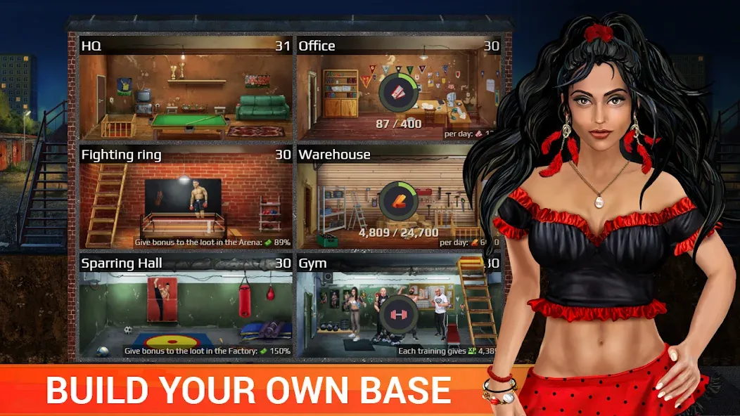 Gang Wars (Фанварс) МОД/Взлом [Много монет, Открытые уровни и Мега MOD] Screenshot 3