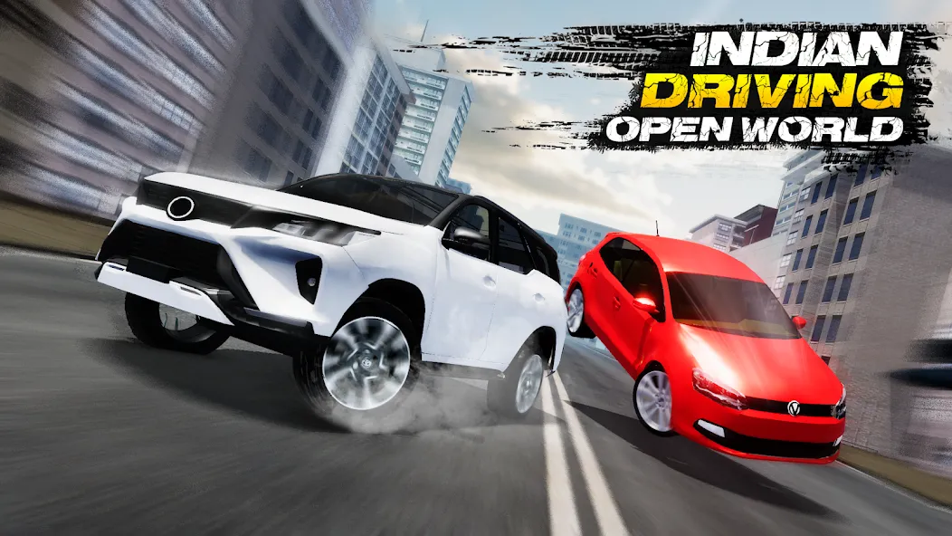 Indian Driving Open World (Индийское Вождение Открытый Мир) МОД/Взлом [Деньги, Монеты и Меню MOD] Screenshot 1