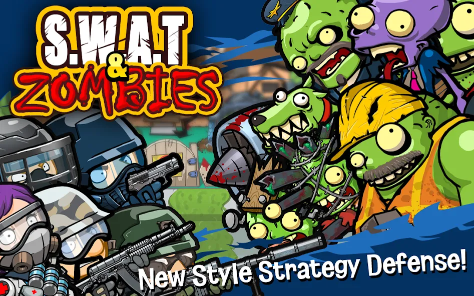 SWAT and Zombies Season 2 (СВАТ) МОД/Взлом [Все открыто, Дополнительные деньги и Меню MOD] Screenshot 1