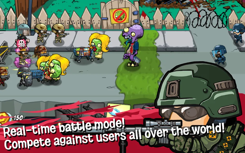 SWAT and Zombies Season 2 (СВАТ) МОД/Взлом [Все открыто, Дополнительные деньги и Меню MOD] Screenshot 5
