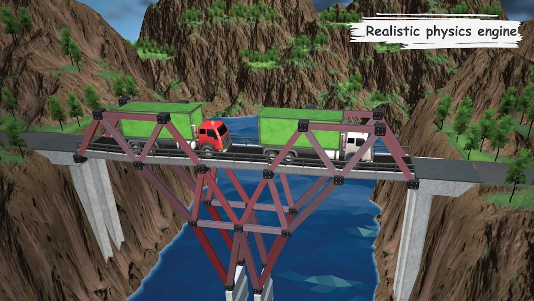 Bridgezz: Bridge Construction (Бриджзз) МОД/Взлом [Деньги, Монеты и Меню MOD] Screenshot 4