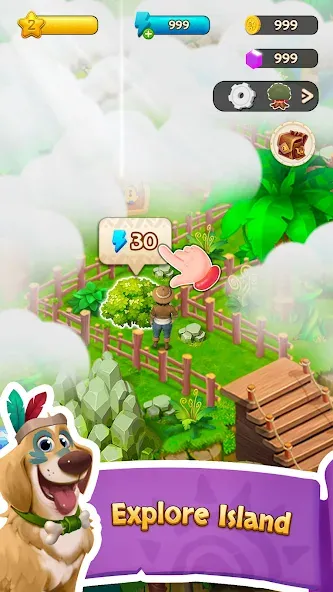 Island Adventure Jungle  Blast (Марбл Пазл) МОД/Взлом [Бесконечные деньги, Монеты и Мега MOD] Screenshot 4