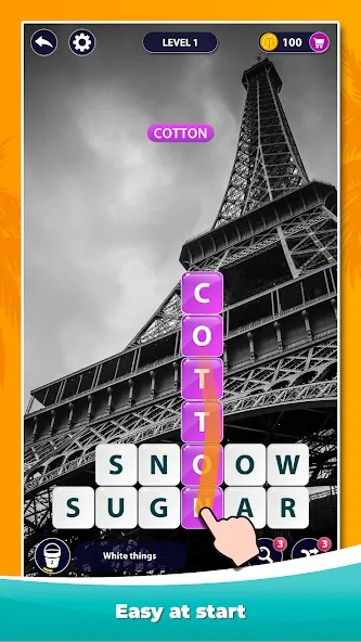 Word Surf - Word Game (Ворд Серф) МОД/Взлом [Деньги, Монеты и Меню MOD] Screenshot 1