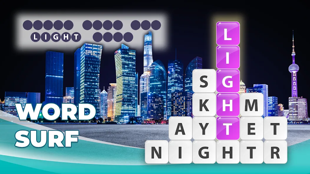 Word Surf - Word Game (Ворд Серф) МОД/Взлом [Деньги, Монеты и Меню MOD] Screenshot 5