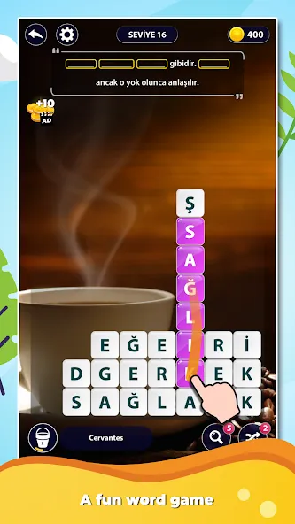 Word Surf: Inspire (Ворд Серф) МОД/Взлом [Бесконечные деньги, Монеты и Мега MOD] Screenshot 3