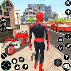 Скачать Flying Spider Rope Hero Fight Взлом на много денег и без рекламы на андроид