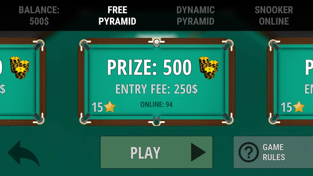 Russian Billiard Pool МОД/Взлом [Все открыто, Дополнительные деньги и Меню MOD] Screenshot 5