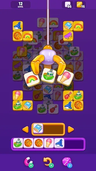 Tile Match - Matching Game (Тайл Матч) МОД/Взлом [Много монет, Открытые уровни и Мега MOD] Screenshot 4