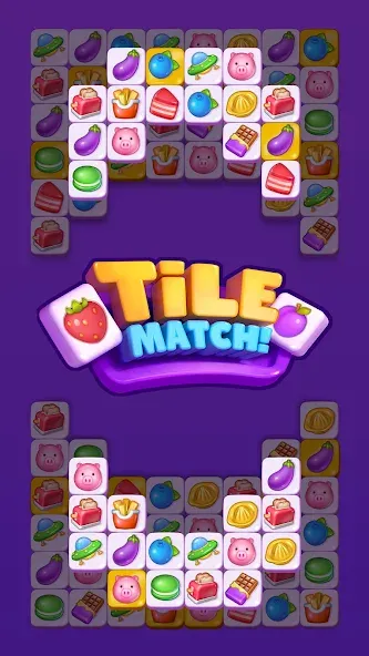 Tile Match - Matching Game (Тайл Матч) МОД/Взлом [Много монет, Открытые уровни и Мега MOD] Screenshot 5