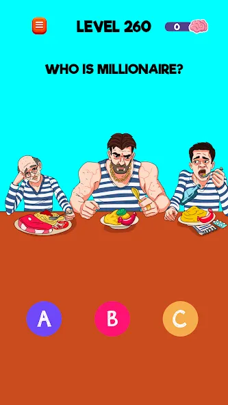 Riddle Test: Brain Teaser Game (Брейндом 3) МОД/Взлом [Меню, Бесконечные монеты и Открытые уровни] Screenshot 3