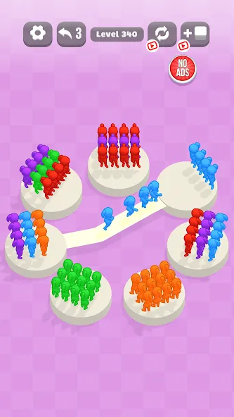 Escape Island: Fun Color Sort (Эскейп Айленд) МОД/Взлом [Много денег, Монет и Все открыто] Screenshot 1