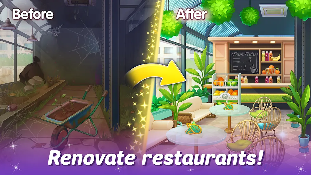 Cooking Live - restaurant game (Кукинг Лайв) МОД/Взлом [Много денег, Монет и Все открыто] Screenshot 2