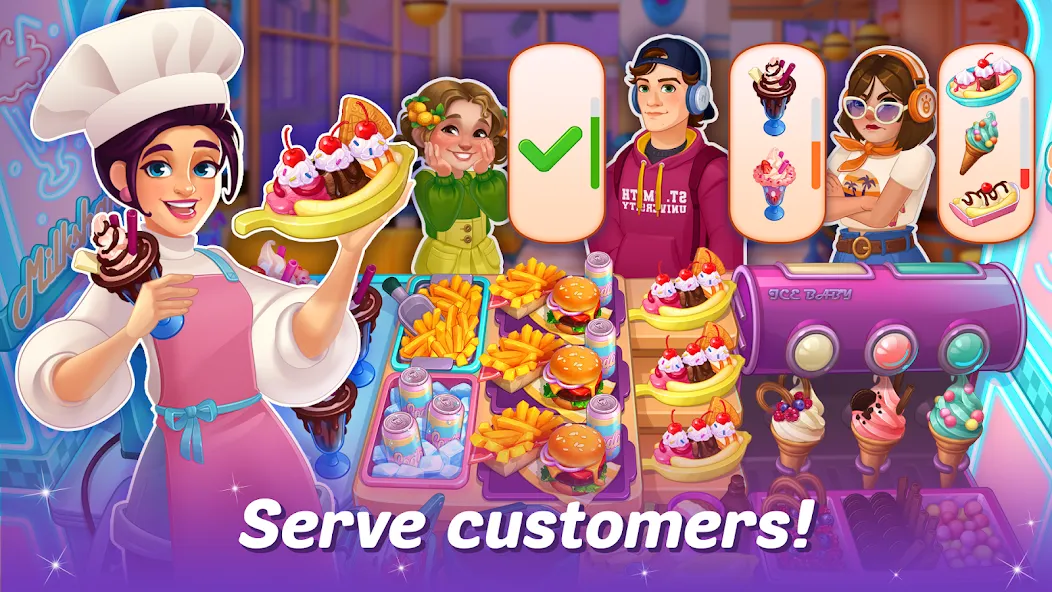 Cooking Live - restaurant game (Кукинг Лайв) МОД/Взлом [Много денег, Монет и Все открыто] Screenshot 3