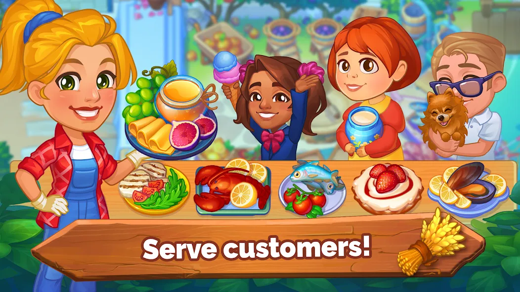Farming Fever - Cooking game МОД/Взлом [Деньги, Монеты и Меню MOD] Screenshot 1