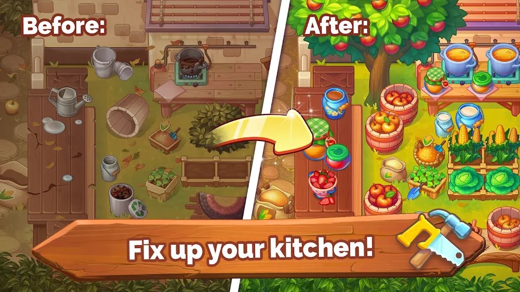 Farming Fever - Cooking game МОД/Взлом [Деньги, Монеты и Меню MOD] Screenshot 2