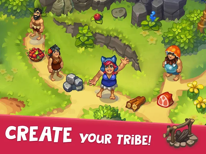Tribe Dash - Time management (Трайб Дэш) МОД/Взлом [Много монет, Открытые уровни и Мега MOD] Screenshot 4