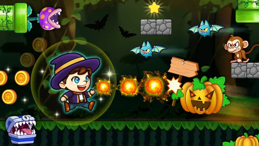 Super Matteo Adventure (упер Маттео Приключение) МОД/Взлом [Бесконечные деньги, Монеты и Мега MOD] Screenshot 2