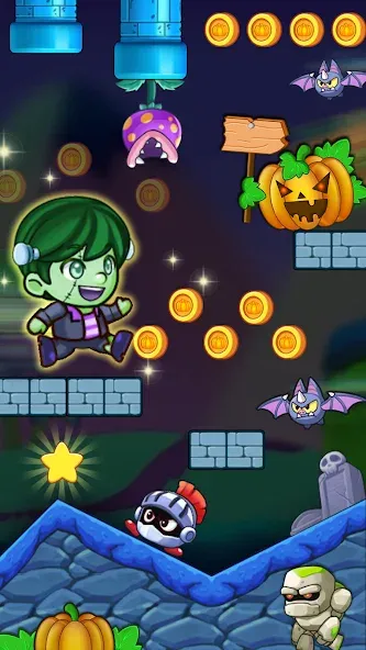 Super Matteo Adventure (упер Маттео Приключение) МОД/Взлом [Бесконечные деньги, Монеты и Мега MOD] Screenshot 5