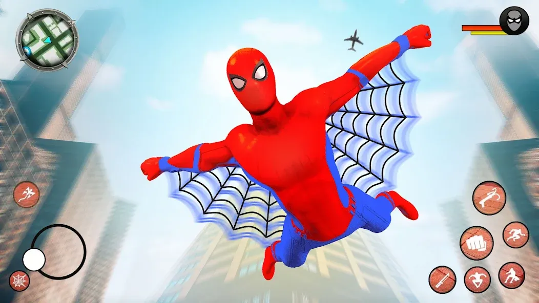 Flying Superhero Robot Games (Флайинг Супергерой Робот Игры) МОД/Взлом [Много монет, Открытые уровни и Мега MOD] Screenshot 1