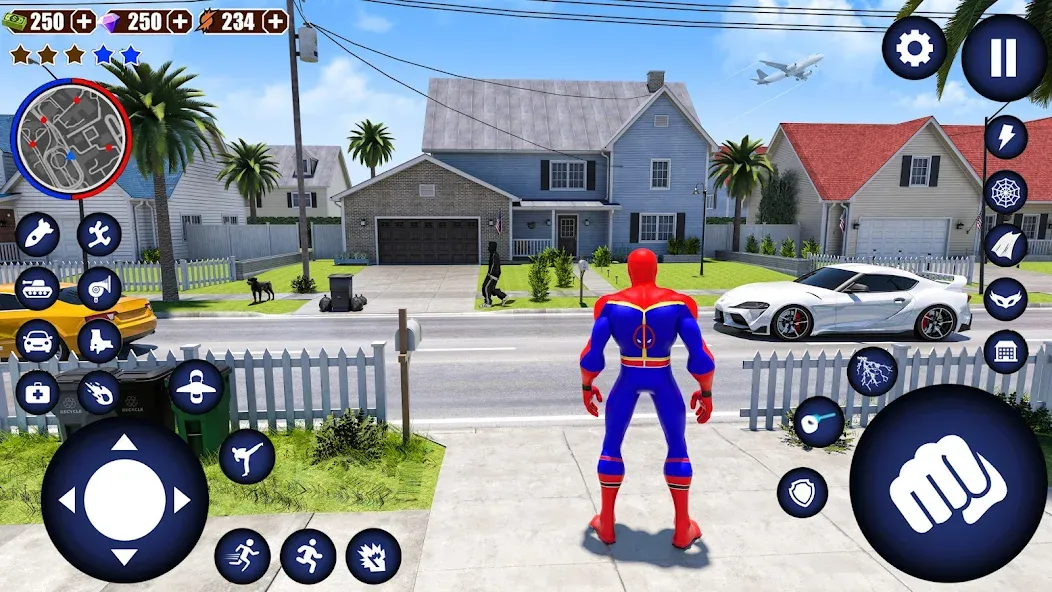 Flying Superhero Robot Games (Флайинг Супергерой Робот Игры) МОД/Взлом [Много монет, Открытые уровни и Мега MOD] Screenshot 4