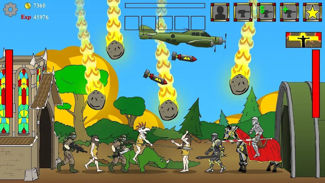 Age of War (Эйдж оф Вор) МОД/Взлом [Много денег, Монет и Все открыто] Screenshot 1