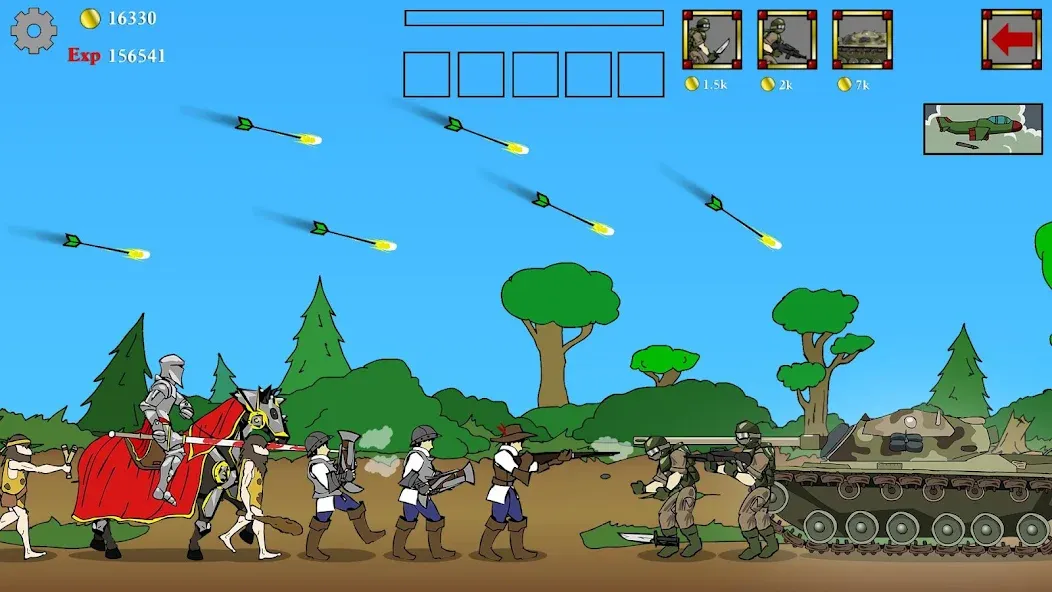 Age of War (Эйдж оф Вор) МОД/Взлом [Много денег, Монет и Все открыто] Screenshot 3