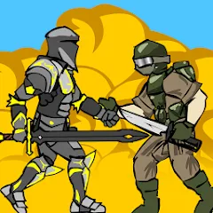 Скачать Age of War Взлом на много денег и бесконечные очки опыта на Андроид