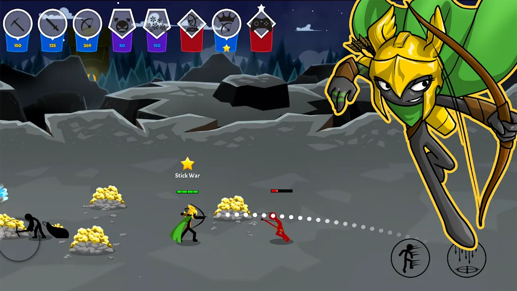 Stick War: Saga (Стик Вар 3) МОД/Взлом [Бесконечные деньги, Монеты и Мега MOD] Screenshot 5